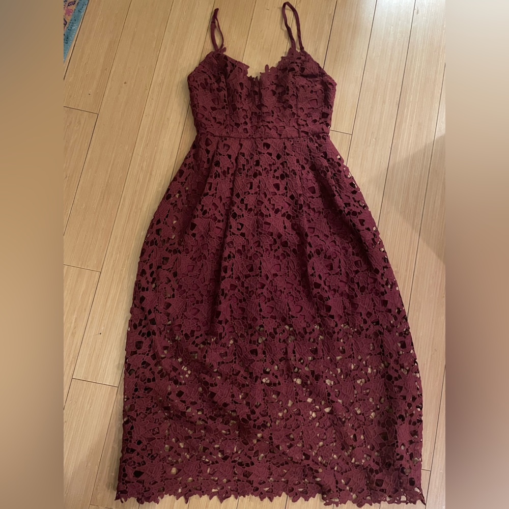ASTR The Label Maroon Dress